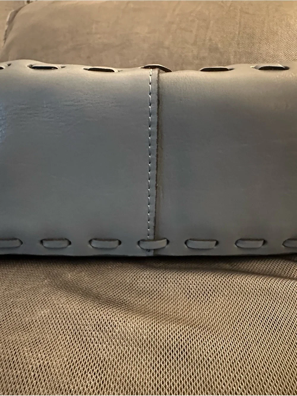 Patricia Nash Embossed Floral Shoulder Bag in Light Blue